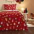 Scandi Advent Single Duvet Cover and Pillowcase Set MultiColoured undefined