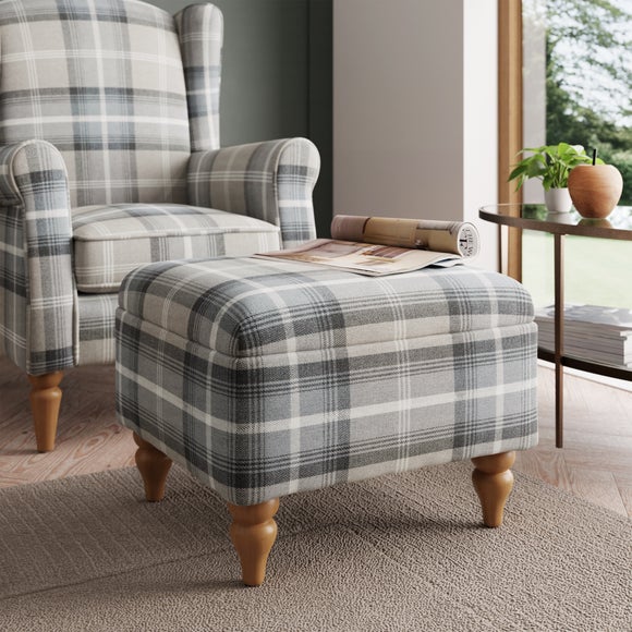 Grey footstool deals dunelm