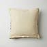 Jute and Cotton Woven Cushion Natural undefined