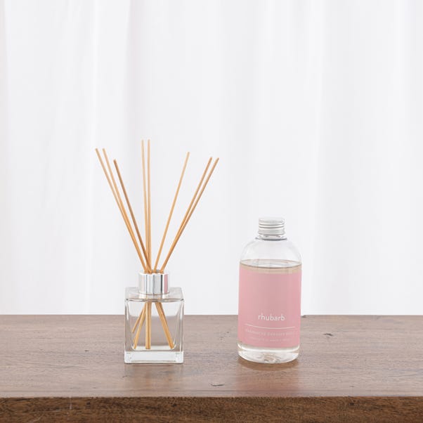 Rhubarb Diffuser and Refill Set Pink