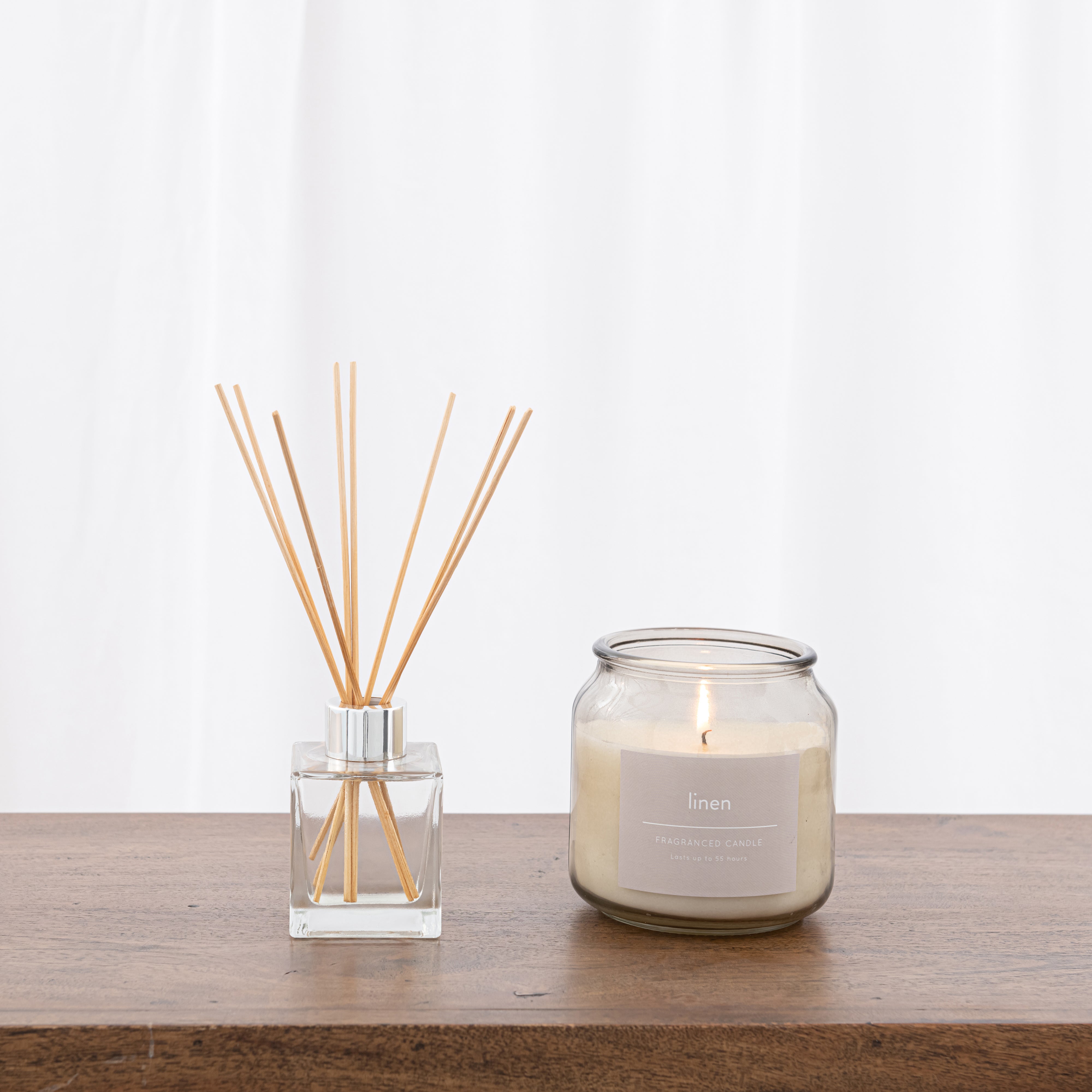 Linen Diffuser and Candle Set