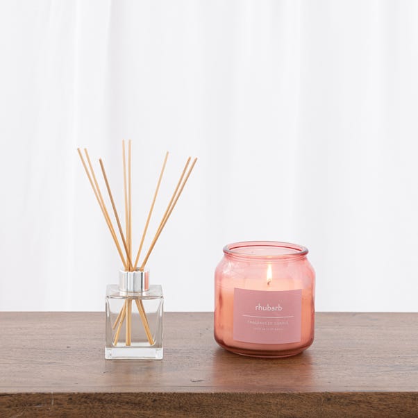 Rhubarb Diffuser and Candle Set image 1 of 2