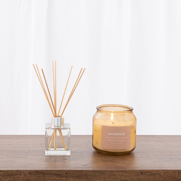 Sandalwood Diffuser and Candle Set image 1 of 2