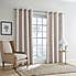 Ensley Chenille Thermal Sandstone Eyelet Curtains  undefined