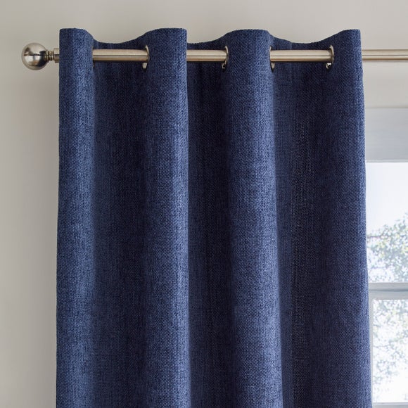 Ensley Chenille Eyelet Curtains (Blackout Available)