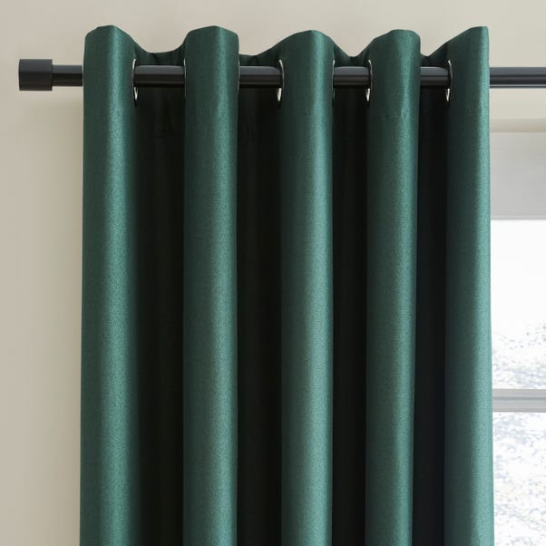 Berlin Bottle Green Thermal Blackout Eyelet Curtains  undefined