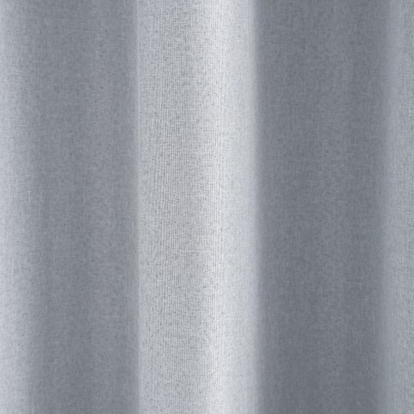 Berlin Soft Grey Thermal Blackout Tab Top Curtains Dunelm