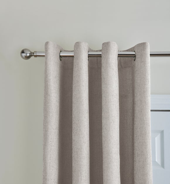 Click to view product details and reviews for Ensley Chenille Thermal Eyelet Door Curtains.