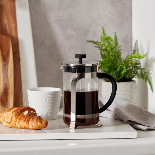 Dunelm Stainless Steel 8 Cup Cafetiere image 1 of 3