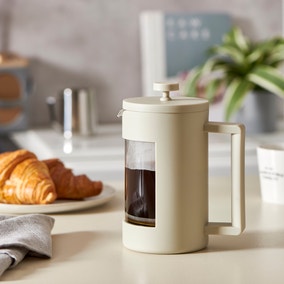 Elements 6 Cup Cafetiere Cream