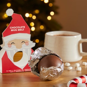 Festive Santa Hot Chocolate & Marshmallow Mug Melt