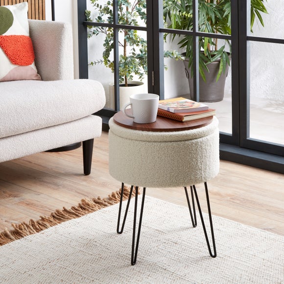 dunelm storage table stool