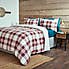 Piper Red Check 100% Brushed Cotton Duvet Cover and Pillowcase Set  undefined