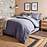 Simply 100% Brushed Cotton Duvet Cover and Pillowcase Set Folkstone Blue undefined