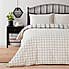 Ilona Checked Cosy Soft Duvet Cover and Pillowcase Set  undefined