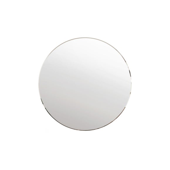 Frameless Circular Wall Mirror 100cm Dunelm