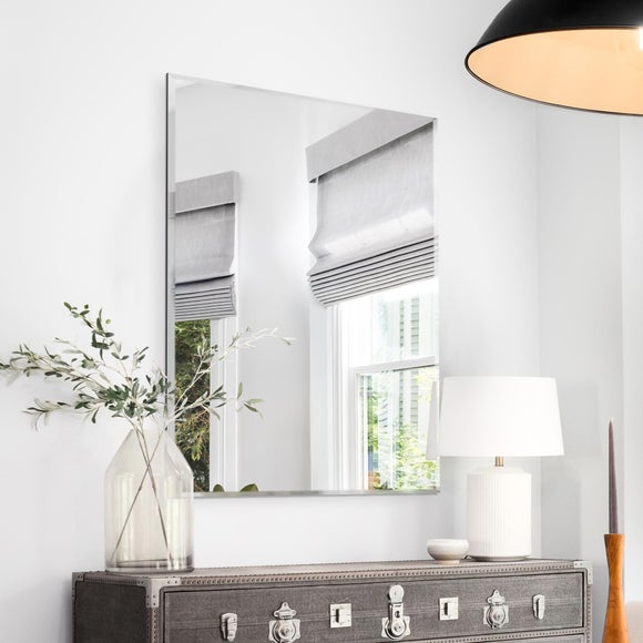 View Frameless Rectangle Venetian Wall Mirror View Frameless Rectangle Venetian Wall Mirror