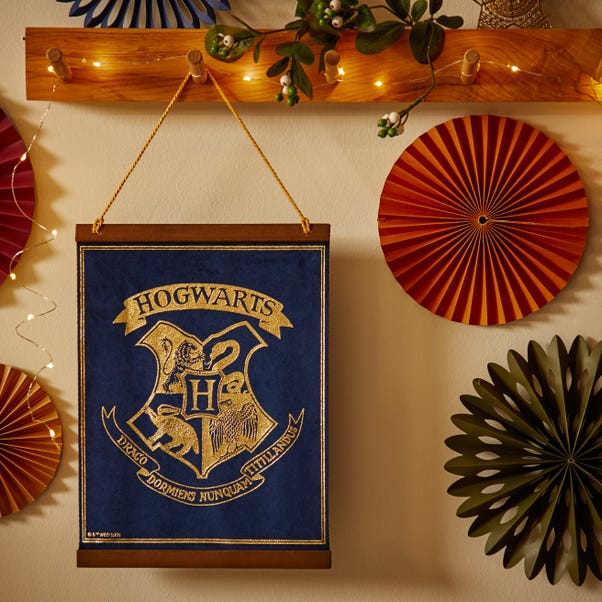 Harry Potter Hogwarts Hanging Canvas Print MultiColoured