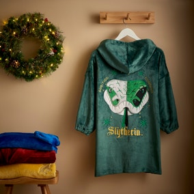 Green Harry Potter Slytherin Adult Oversized Blanket Hoodie