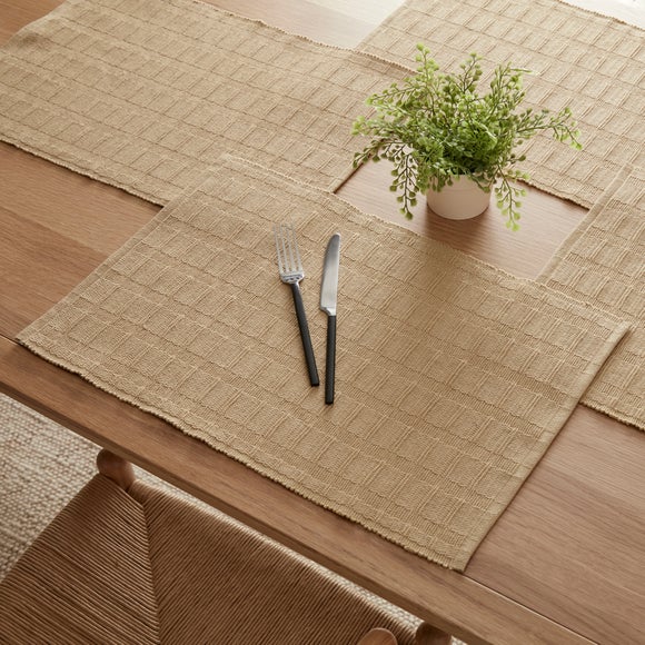 Placemats & Coasters - Slate & Grey | Dunelm