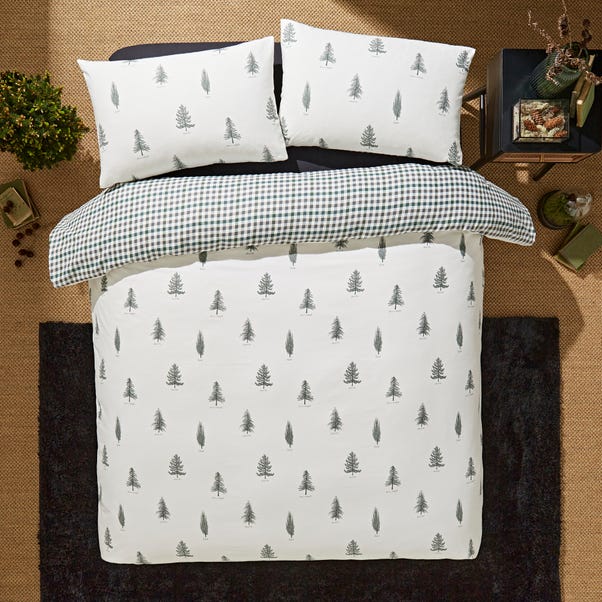 Winter Forest 100% Brushed Cotton Duvet Cover and Pillowcase Set  undefined