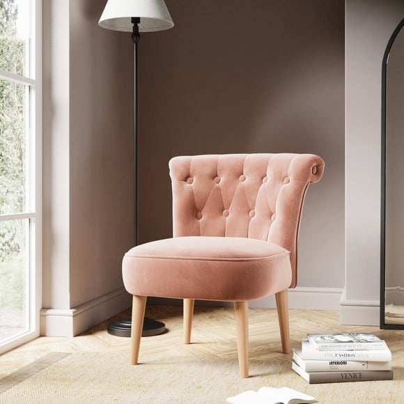 Pink shell chair online dunelm