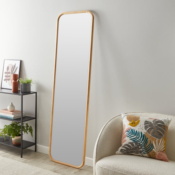 Pine full on sale length mirror