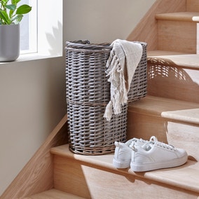 Timeless Willow Stair Basket