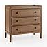 Portland 3 Drawer Chest Natural