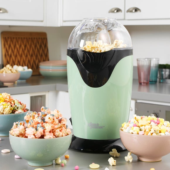 green popcorn maker