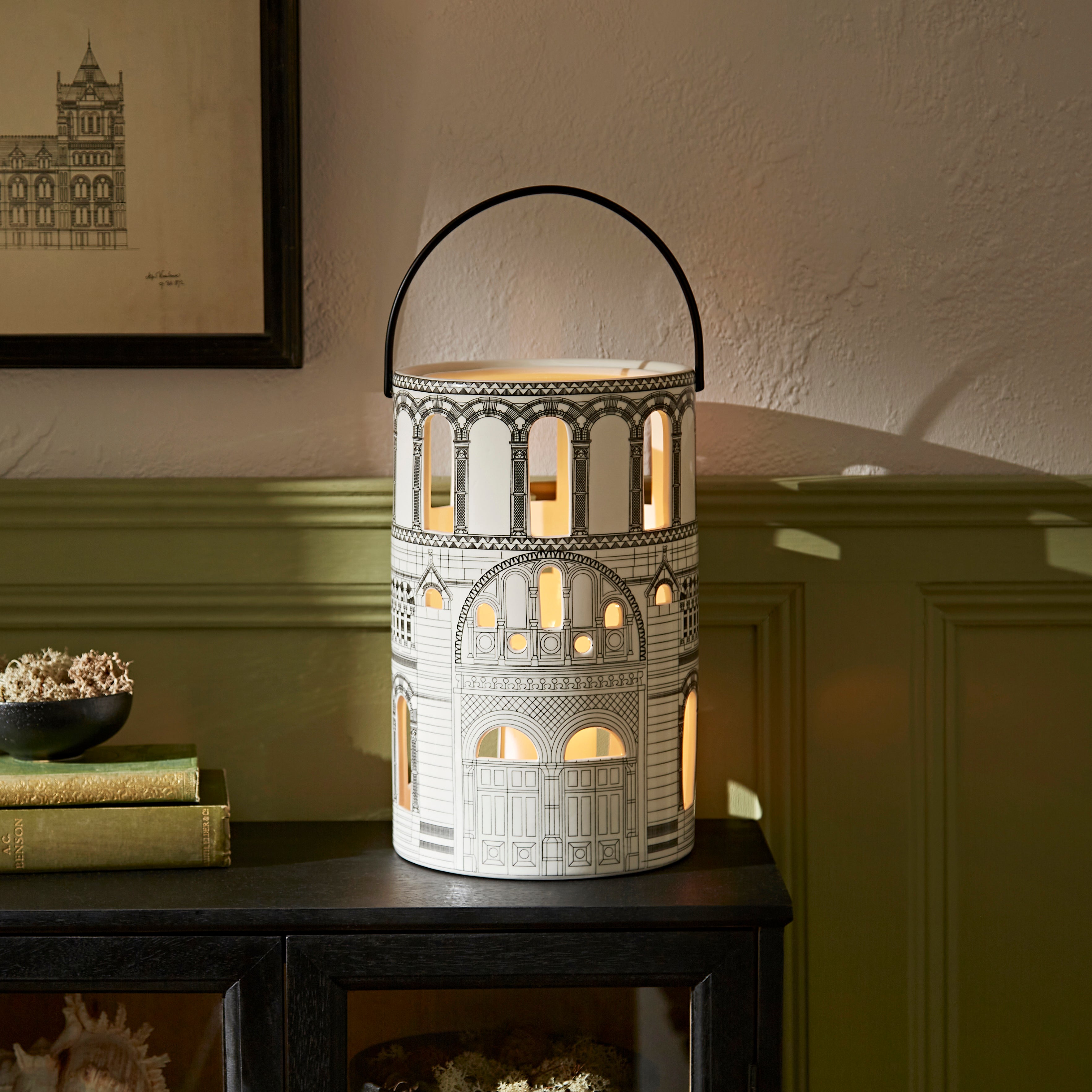 Cathedral To Nature Large Lantern Off White