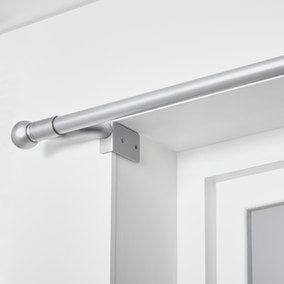 No Drills Extendable Eyelet Curtain Pole