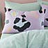 Lilac Leopard Duvet Cover and Pillowcase Set  undefined
