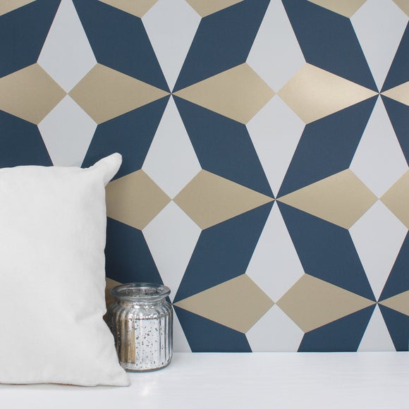 Geometric pattern wallpaper  lifencolors