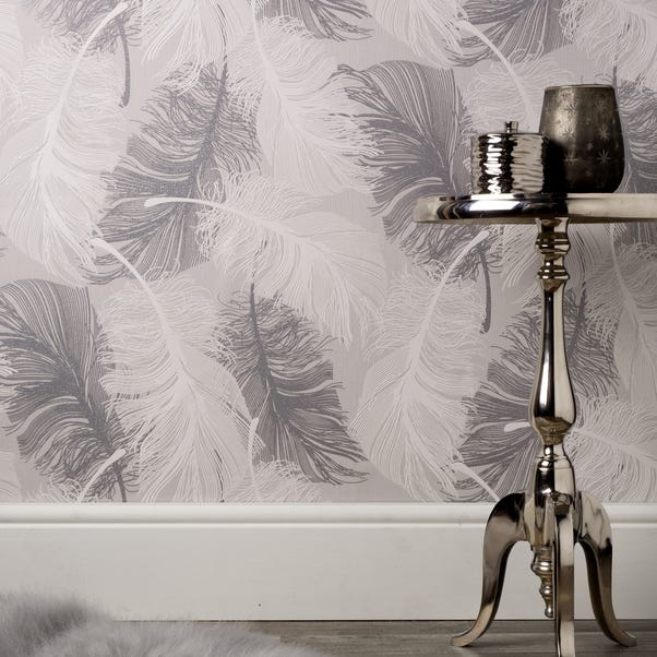Coloroll Feather Dappled Grey Wallpaper image 1 of 1