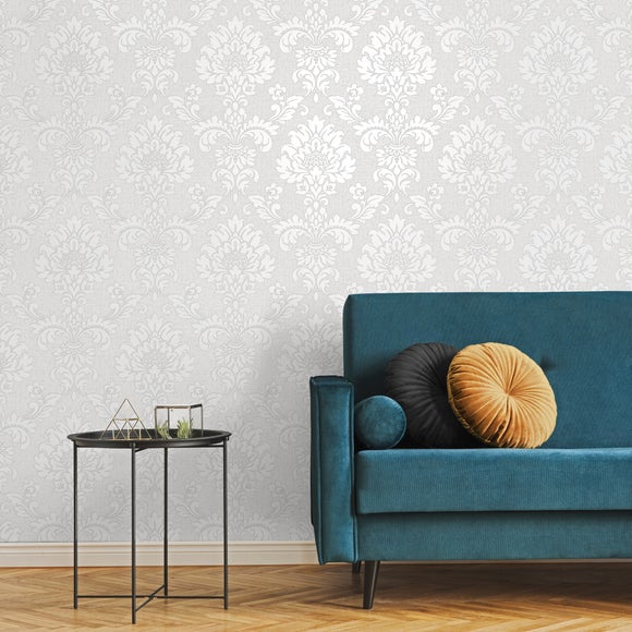 Quartz Damask Wallpaper