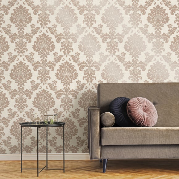 Quartz Damask Wallpaper