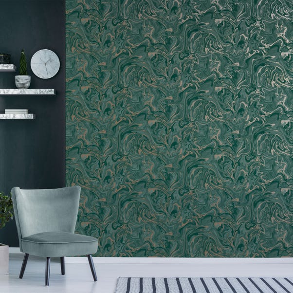 Marble Emerald Wallpaper image 1 of 6
