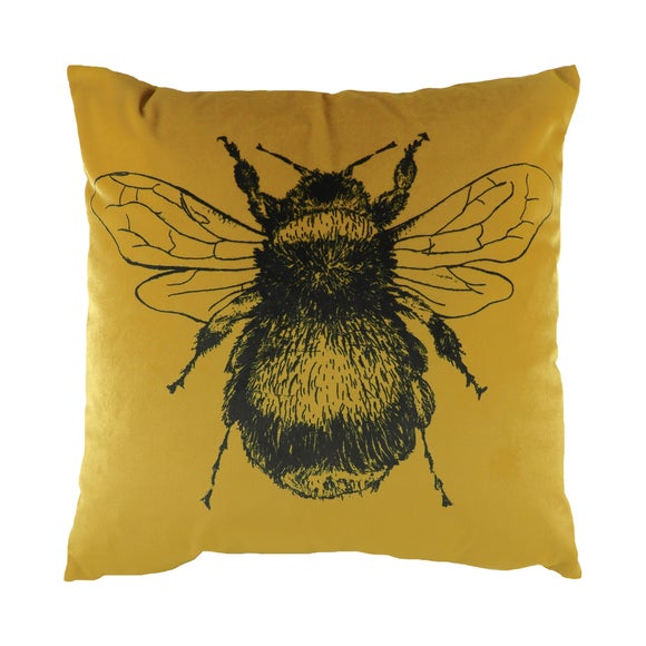 Gold Bee Cushion