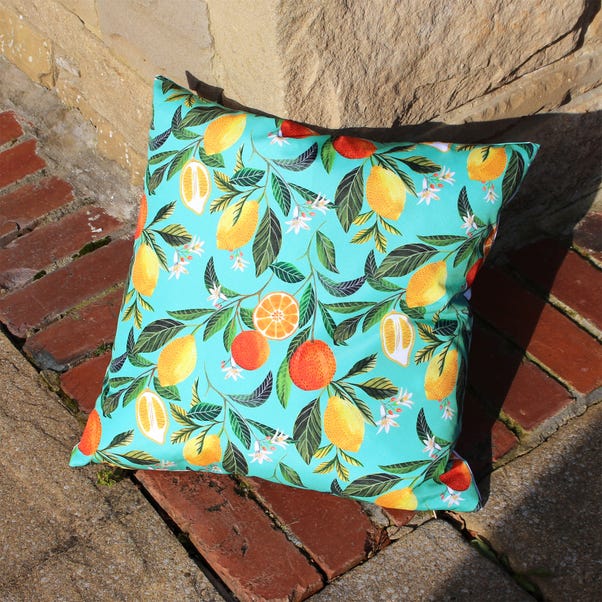 Orange Blossom Outdoor Cushion   MultiColoured