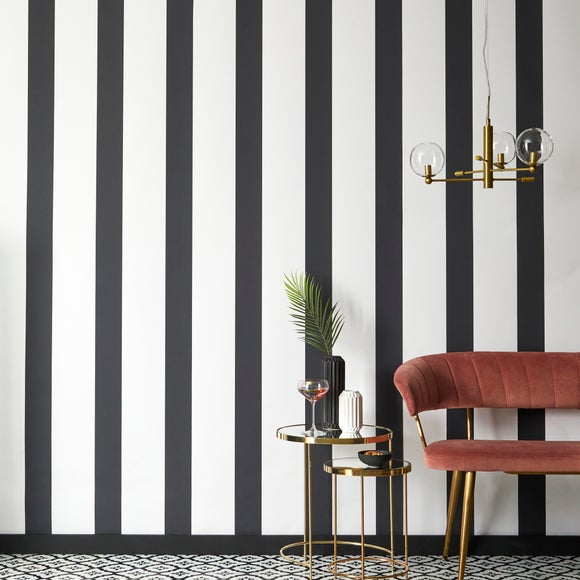 The Black and White Striped Wall  The Reveal  The TomKat Studio Blog