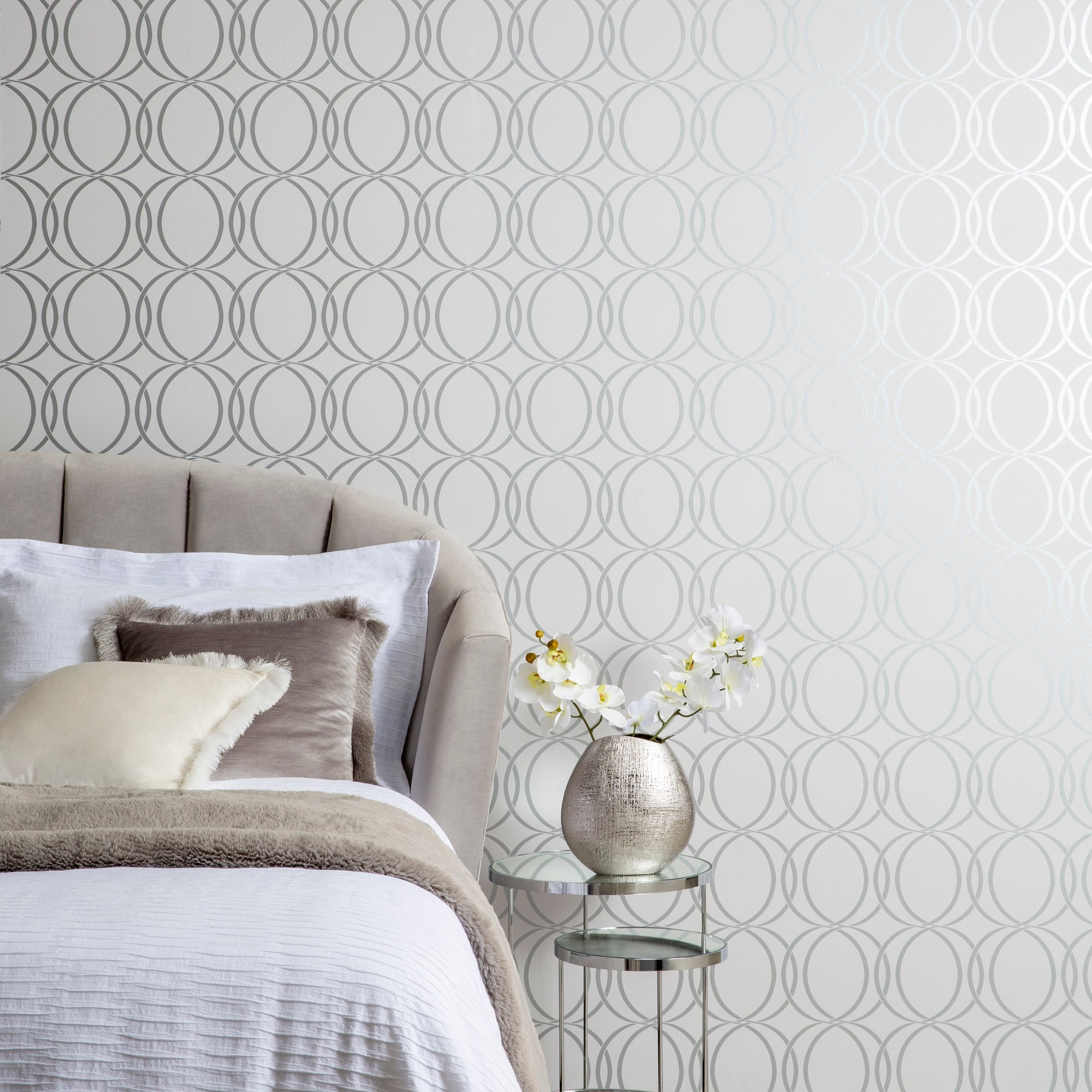 elegant silver wallpaper