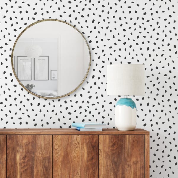 Nu Wall Self Adhesive Spot Mono Wallpaper