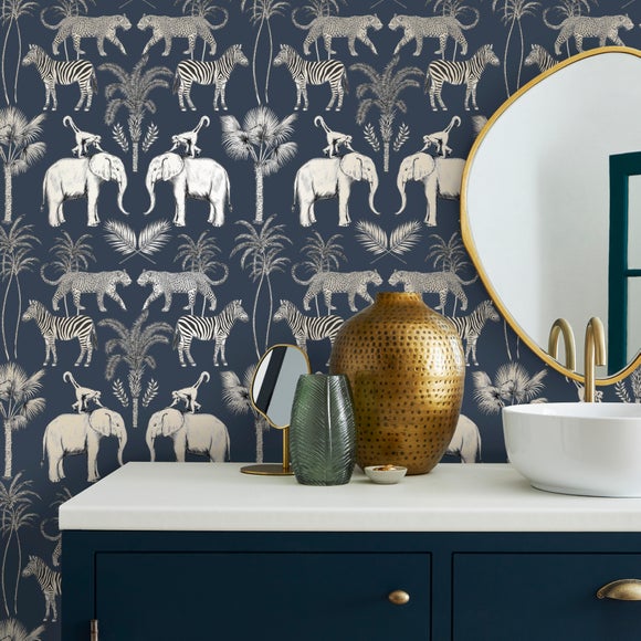 Safari Walk Wallpaper