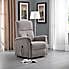 Ava Linen Rise And Recline Chair Taupe