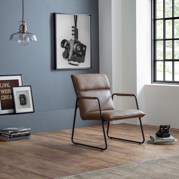 Industrial style deals accent chairs