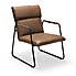 Gramercy Faux Leather Chair Brown