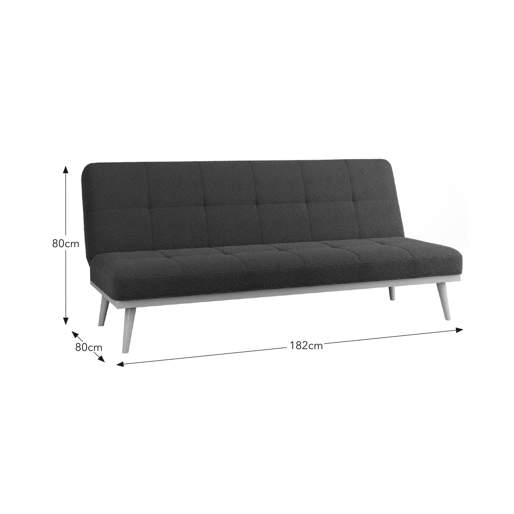 Marler Boucle Sofa Bed | Dunelm