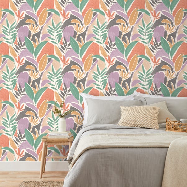 Minnie Leaves Pastel Wallpaper image 1 of 3