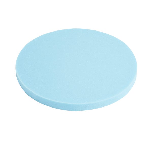 Pack of 4 - Small Circle Foam Blocks Depth 2.5cm Blue